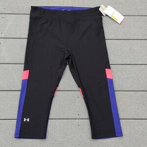 NWT Under Armour Fit Heat Gear Compression Capri Leggings